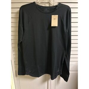 Nike Yoga Dri-FIT Long Sleeve Training Top Athletic Shirt Black Small